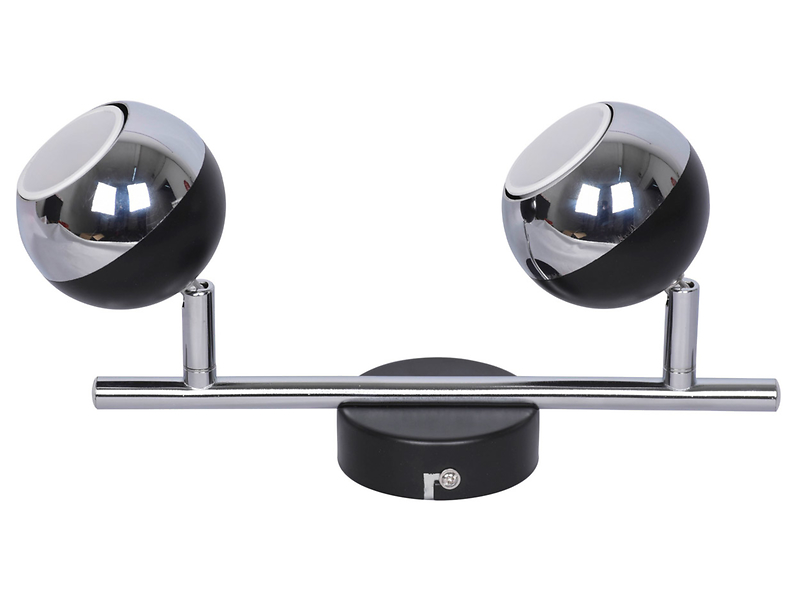 Spot Jupiter 2-punktowy metalowy srebrny