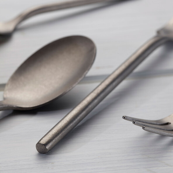 Bari flatware set, 16 pieces, for up to 4 people, stonewashed