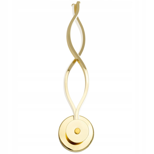 Lampa Ścienna Kinkiet Led Gold Złoty Glamour 13W