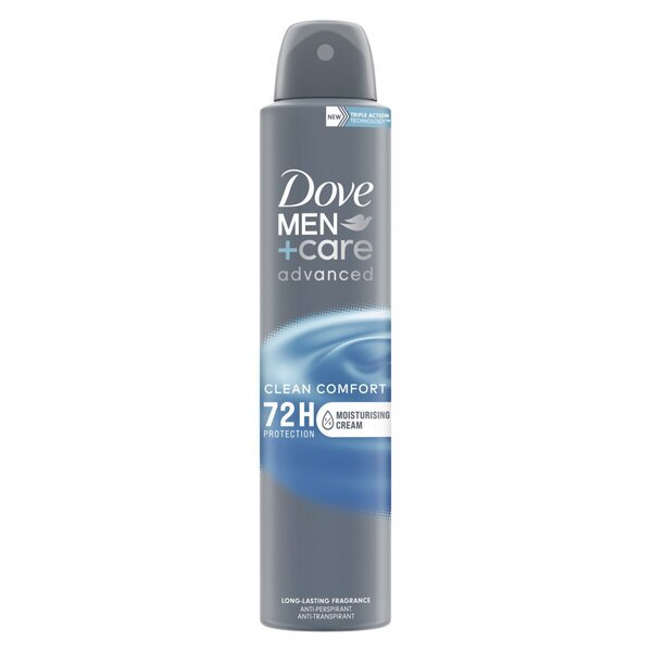 Dove Men+Care Advanced Clean Comfort antitranspirācijas aerosols 200 ml