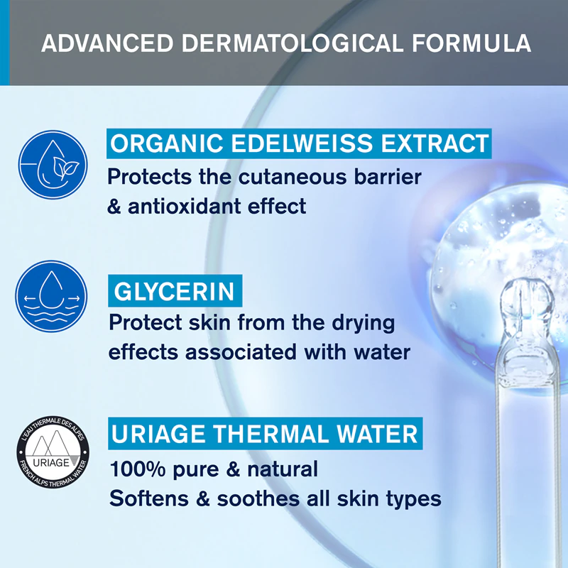 Espuma de limpeza Uriage Hygiène