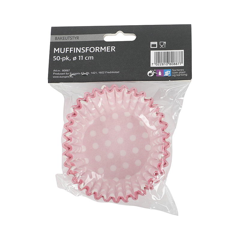 Cuisine muffinvorm, verpakking van 50 stuks, diameter 11 cm