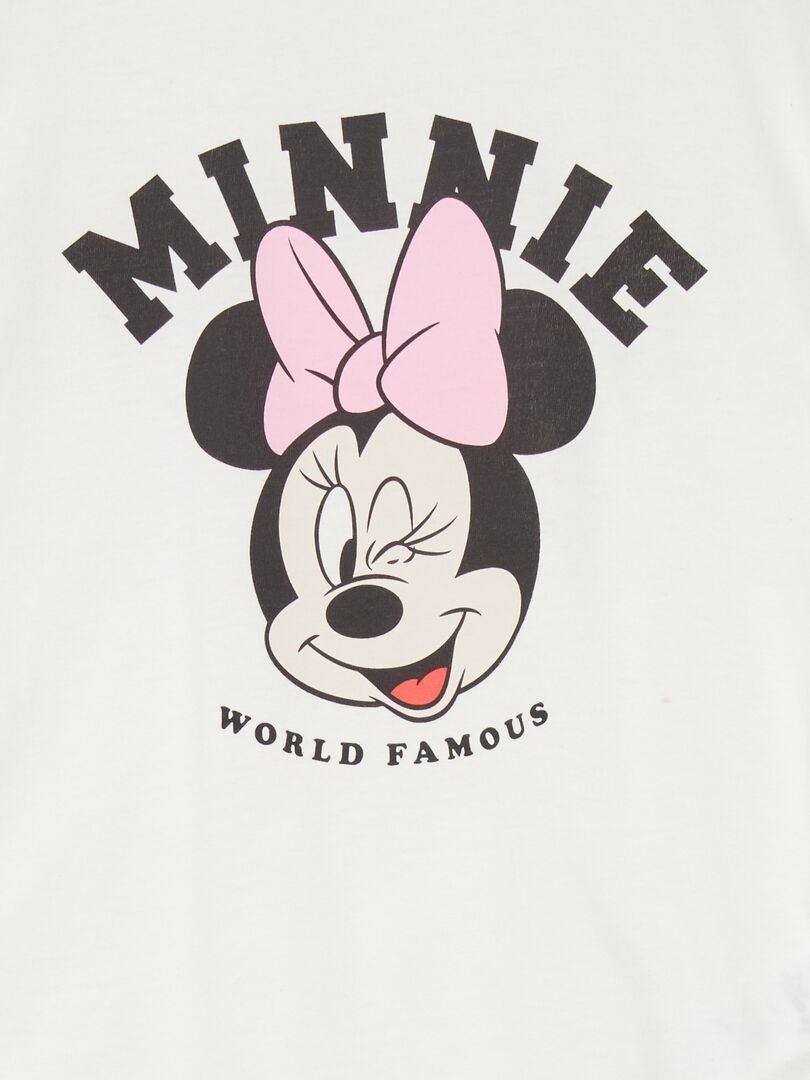 Set pijama Disney din 2 piese - ALB