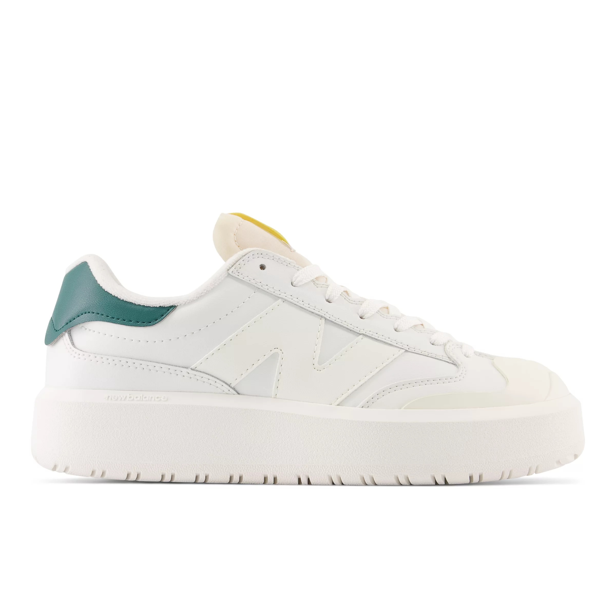 CT302 White con Vintage Teal e Maize