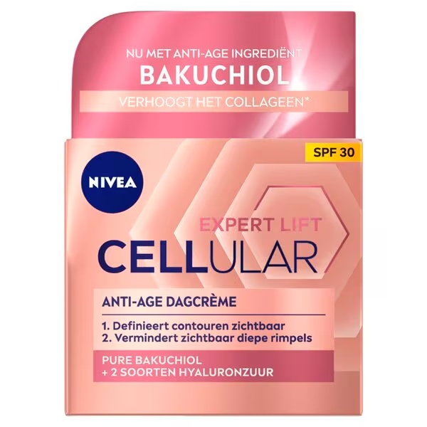 NIVEA Cellular Expert Lift Bakuchiol dnevna krema proti staranju SPF30<br>50 ml - Zrela koža