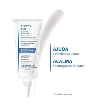 Ducray Kertyol PSO Konsentrat Kropps- og Hodebunnskrem for Psoriasis 100ml