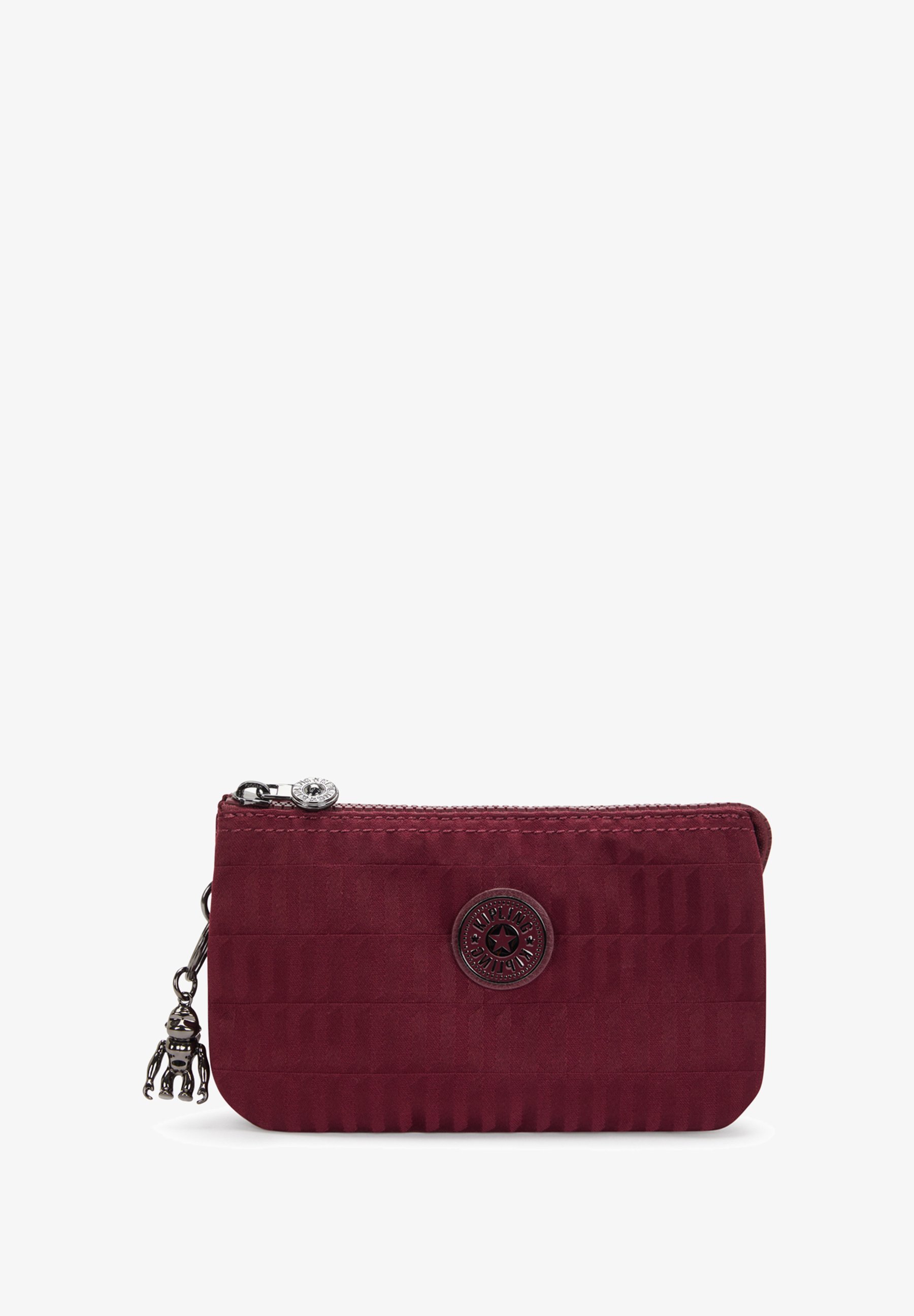 Kipling CREATIVITY L EJ - Portemonnee - bordeauxrode tegeljacquard