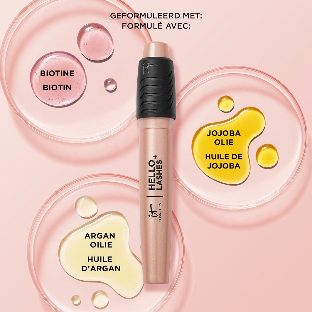 IT Cosmetics maskara Hello Lashes+ objemová maskara s vlhčeným sérom - 8,2 ml