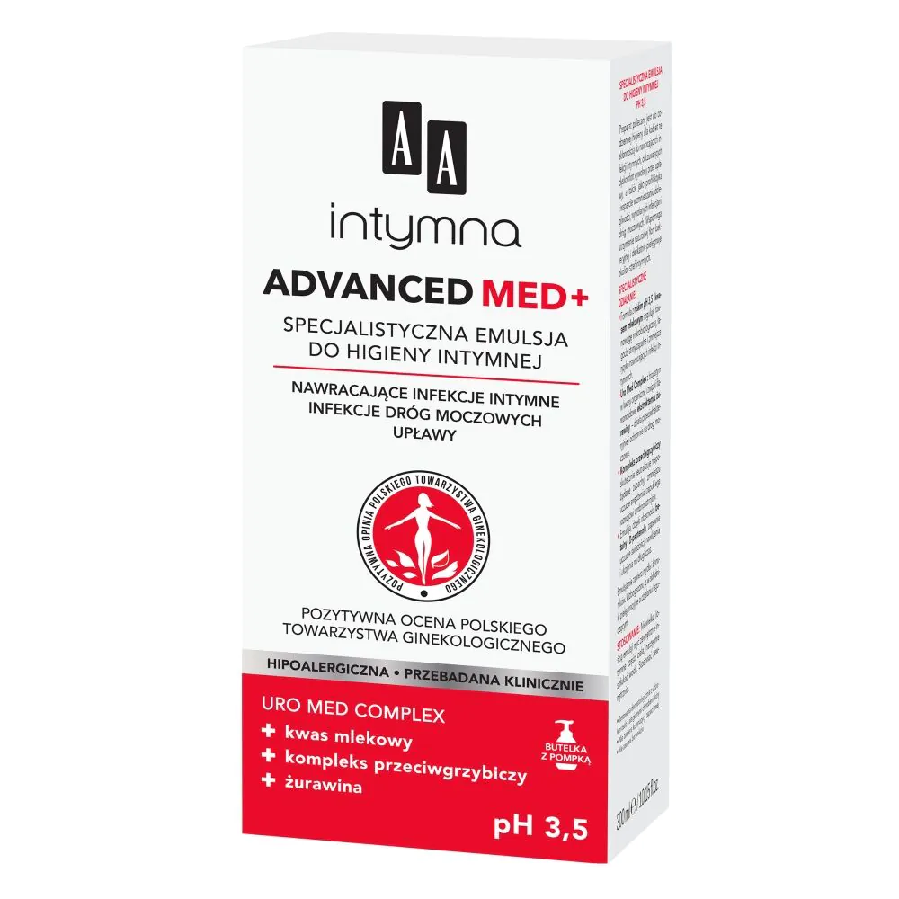 AA Intymna Med. Advanced Specjalistyczna Emulsja do Higieny Intymnej - Dozownik