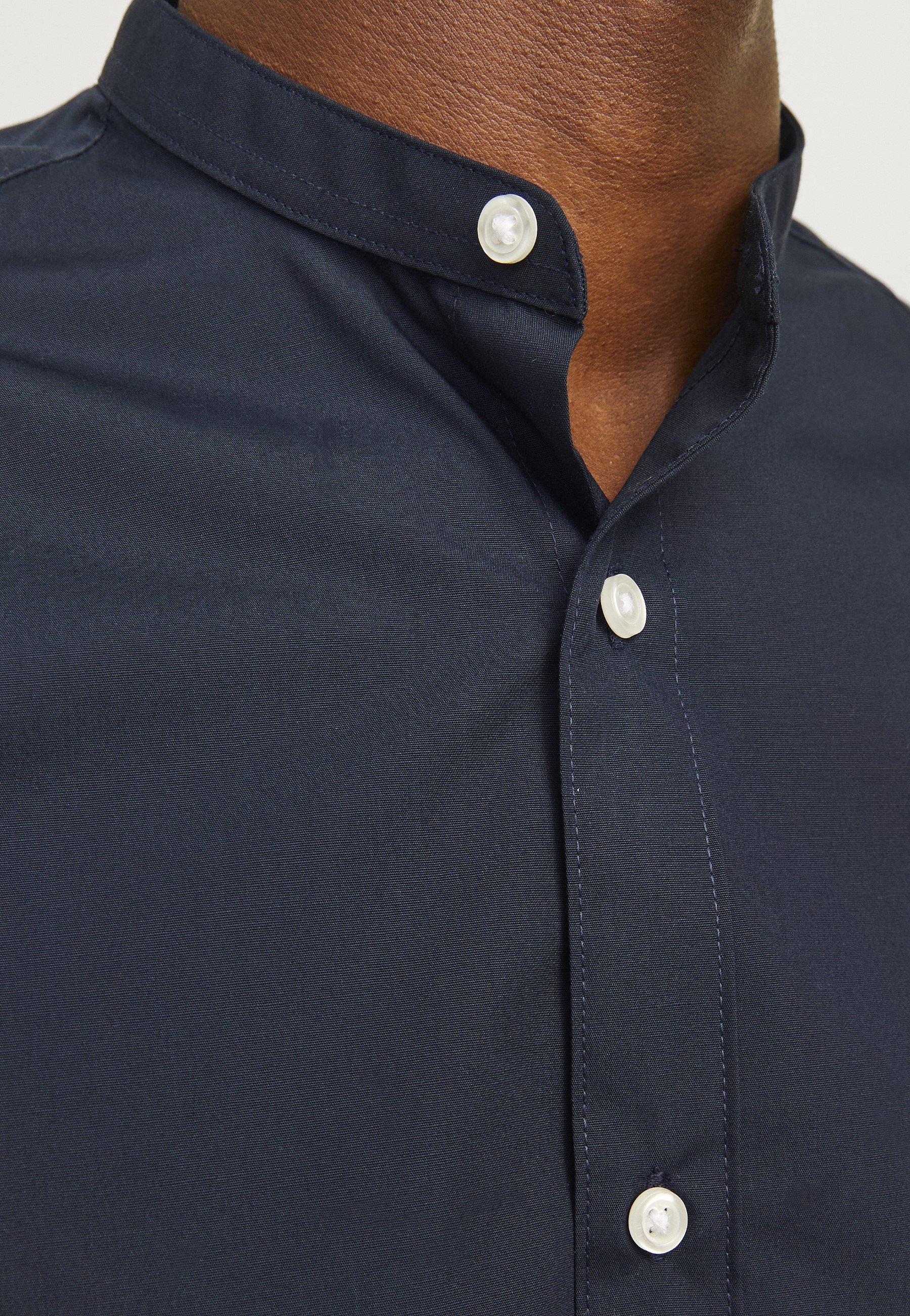 Jack & Jones JJJOE Hemd, schlichtes MAO - Hemd - marineblauer Blazer