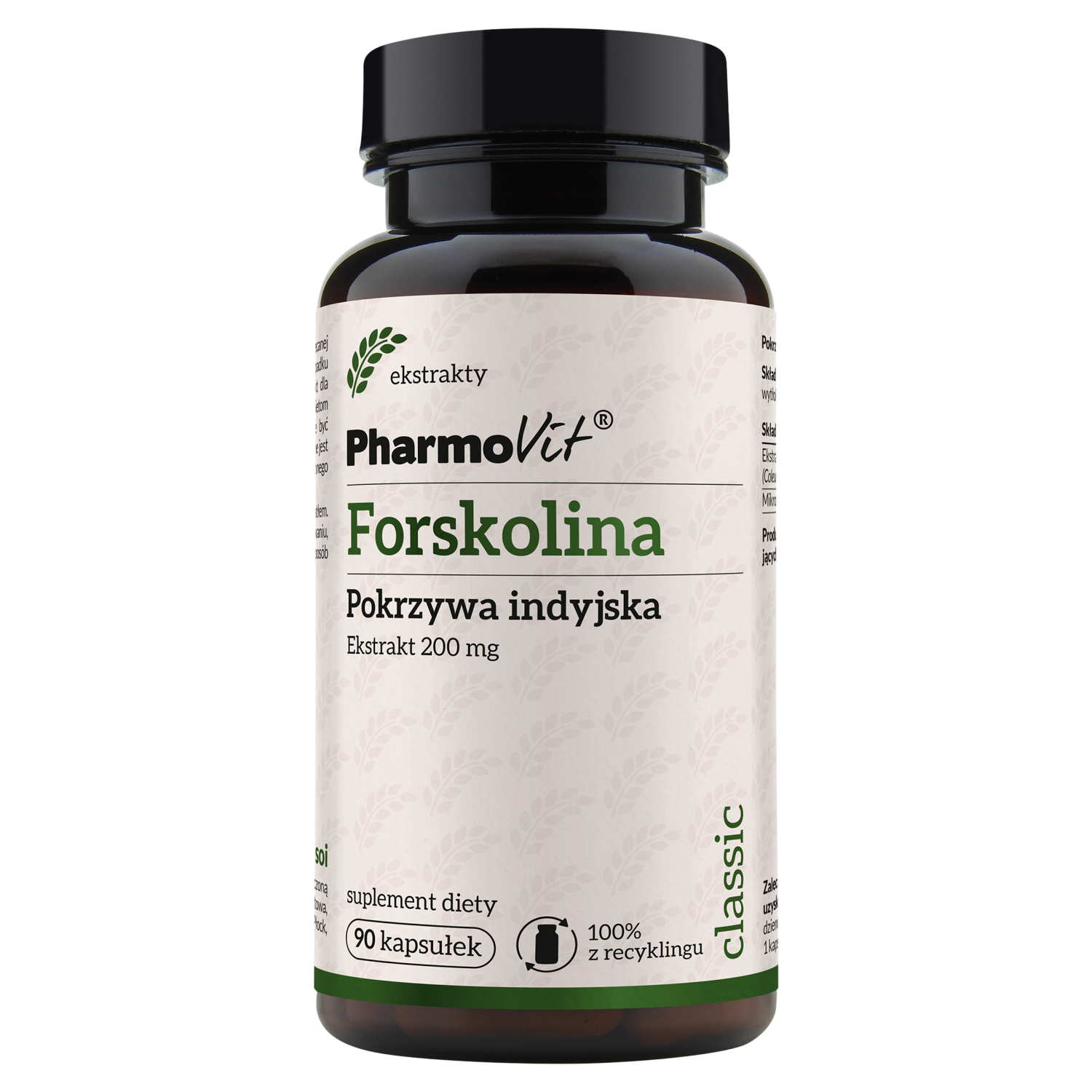 Pharmovit Forskolin intialainen nokkonen 200 mg