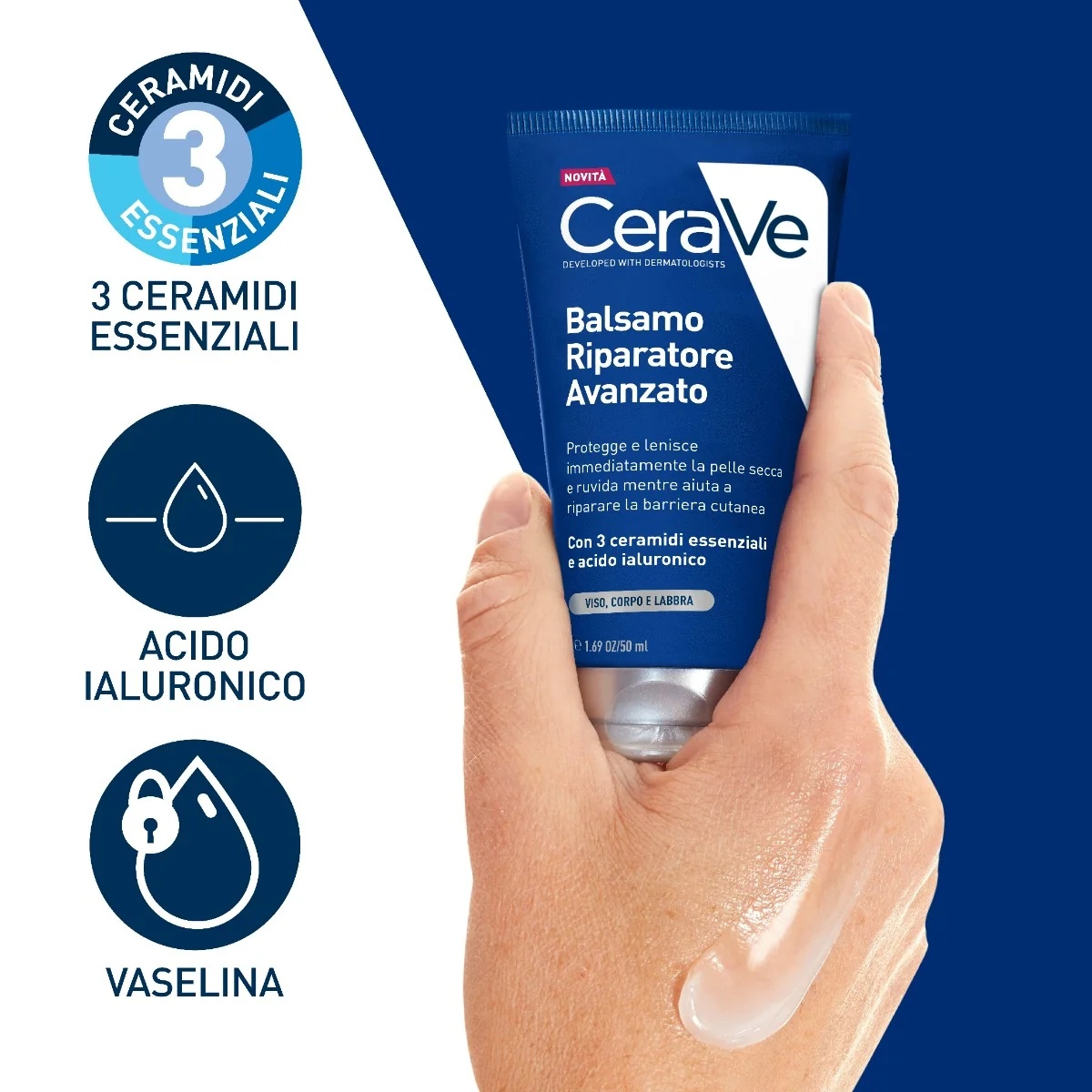CERAVE Cerave Advanced Repair kondicionierius 50ml Riebus kondicionierius