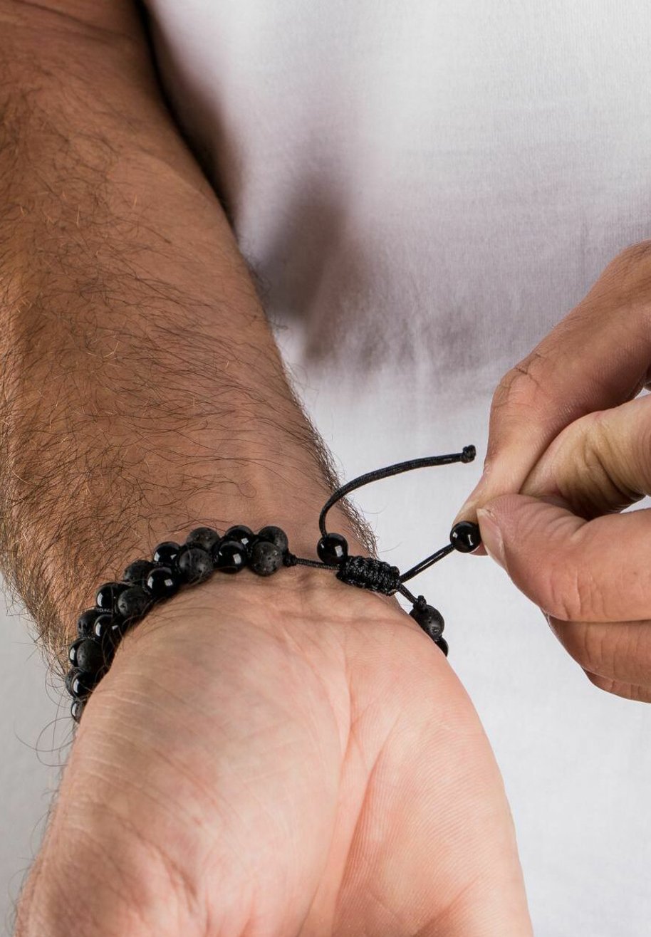 Akitsune SENSEI - Zapestnica - oniks lava