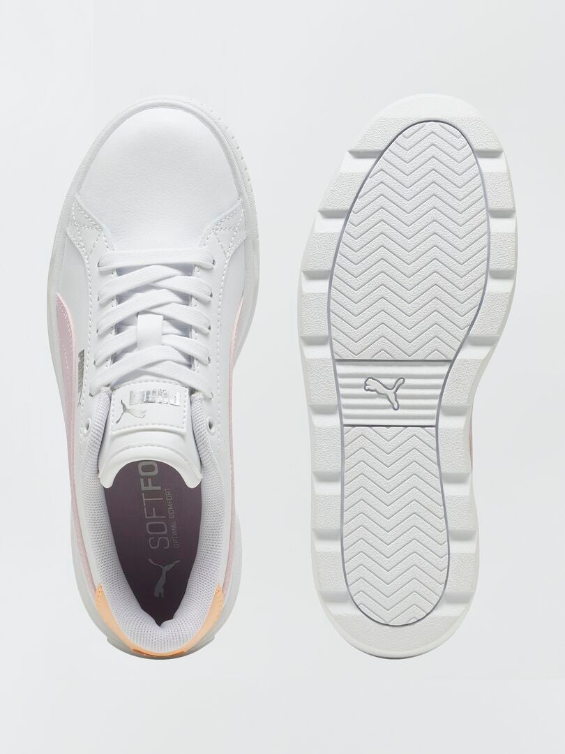 Zapatillas con plataforma 'Karmen' de Puma - blancas