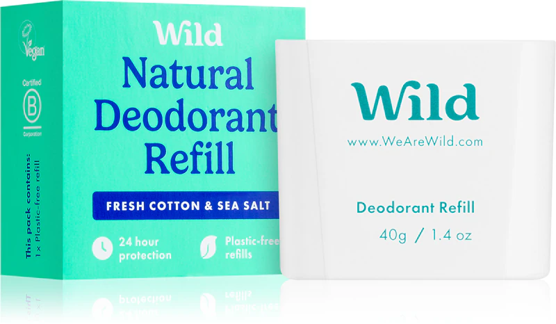 Náhradná náplň dezodoračnej tyčinky Wild Fresh Cotton & Sea Salt
