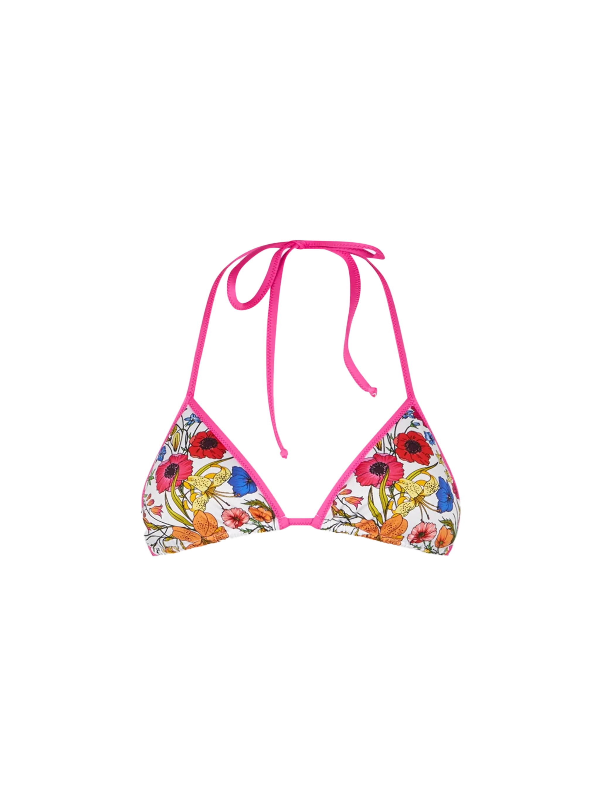 Triangel-Top für Damen mit Blumenmuster
