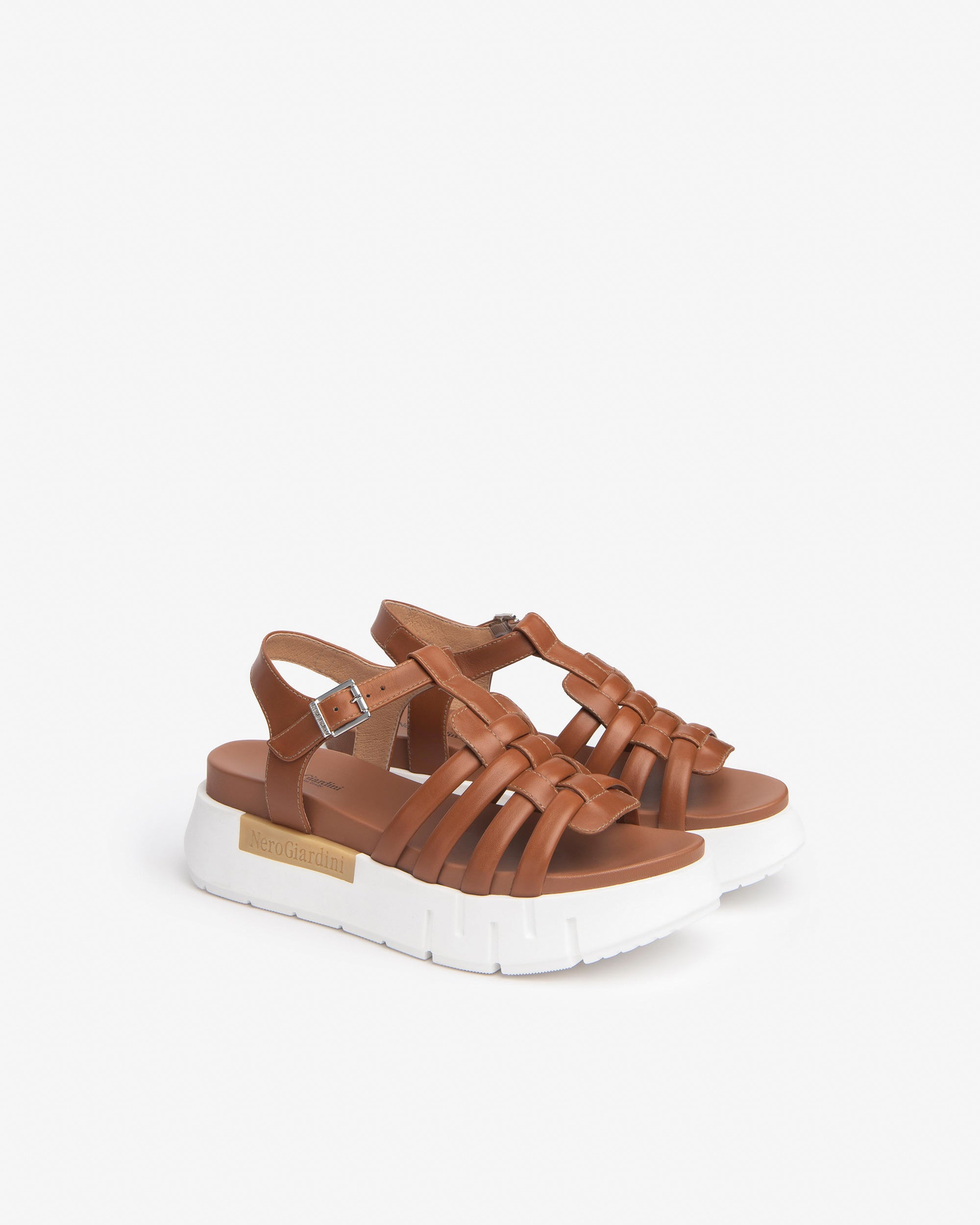  Damen-Ledersandalen