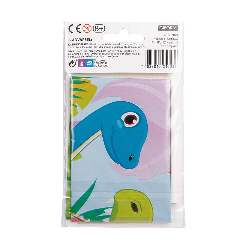 Giform folieballon 45 cm Dinosaurus