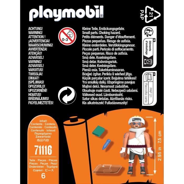 PLAYMOBIL 71116 Figura de Killer B, Naruto Shippuden, Para mayores de 5 años