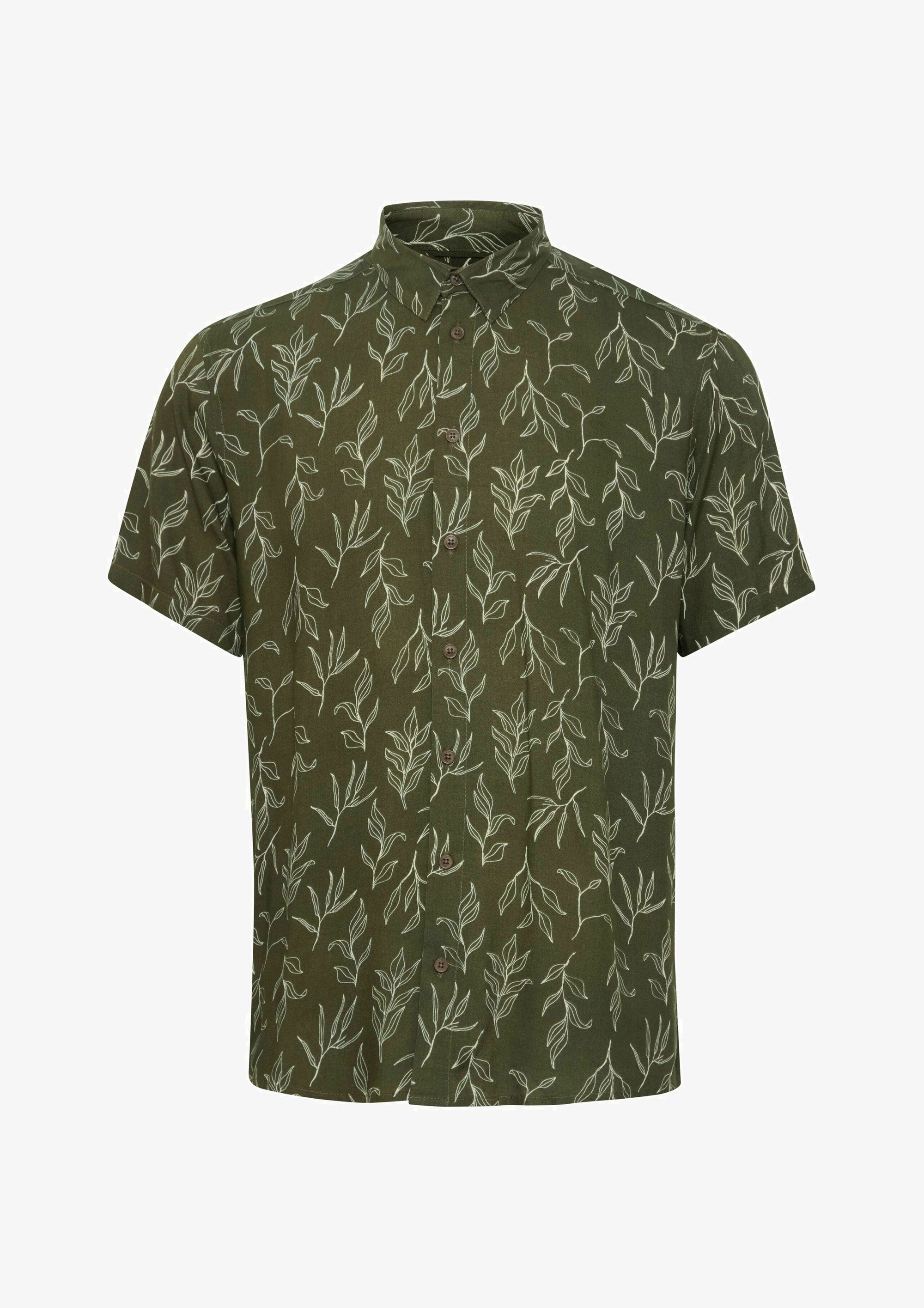 Blend BHACE - Camicia - verde oliva notte