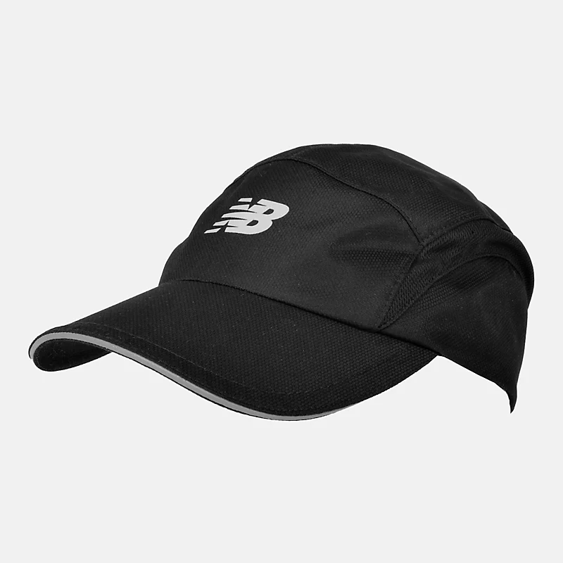 Czapka sportowa unisex 5 paneli - CZARNA