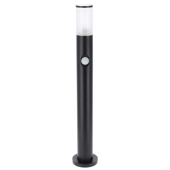 Poste de jardim - Linha Garden - TULIS OV 60 - Detector de movimento PIR - IP54 - Preto