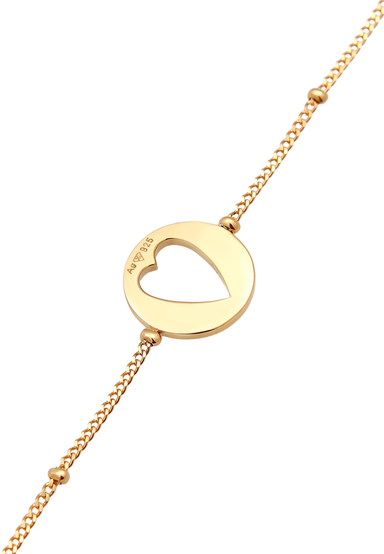 Elli Femmes Cœur Coupé Basique Mère-Enfant Set en argent sterling 925