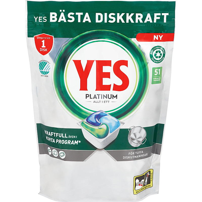 Ja Ja diskmaskinstabletter 51 st. Platinum