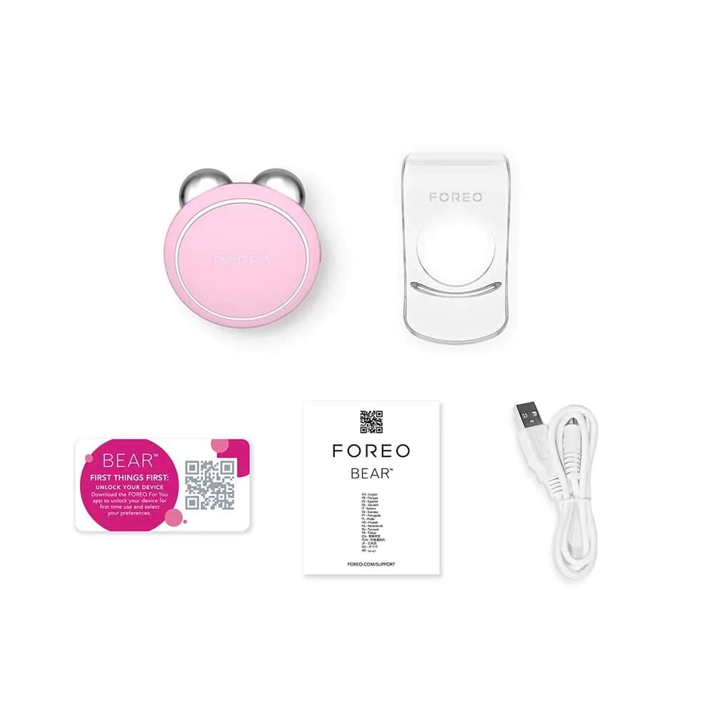 Foreo Bear Mini Pearl Pink Urządzenie do modelowania twarzy