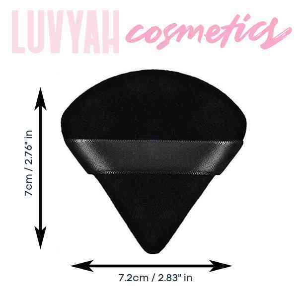 LUVYAH Cosmetics Triangle -meikkipuuterisienet x 6