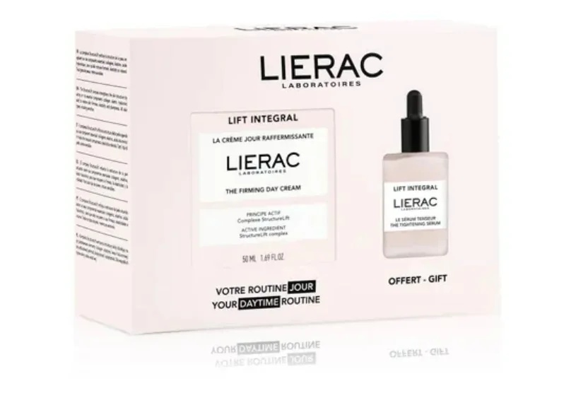 LIERAC Lierac Lift Integral Day Kit nostiprinošs dienas krēms 50 ml + 15 ml nostiprinošs serums bez...
