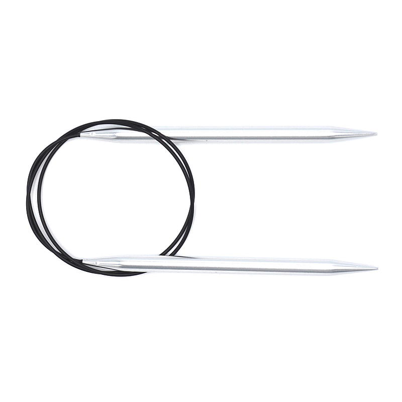 Rundpinne 80 cm 8,0 mm aluminium sølvfarget