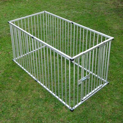 Welpenlaufstall aus Aluminium