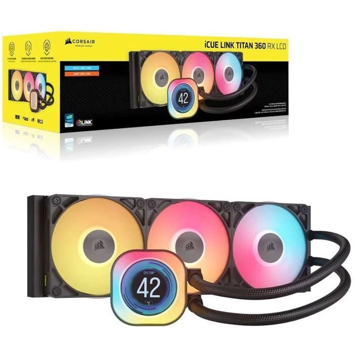 Raffreddamento per PC - CORSAIR - CW-9061023-WW - iCUE LINK TITAN 360 RX LCD AIO