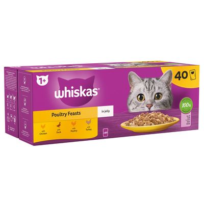 Whiskas 1+ Geflügelfeste in Gelee