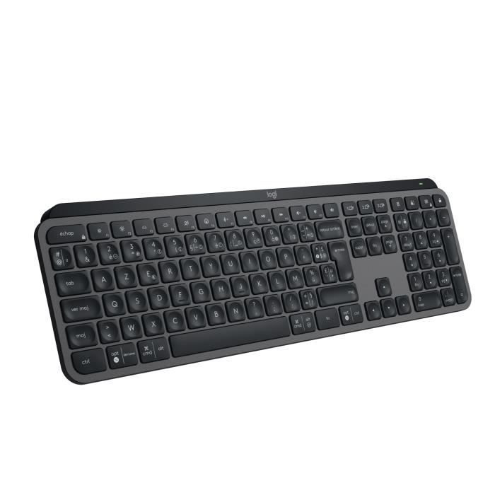 Teclado inalámbrico Logitech MX Keys S AZERTY con teclado gráfico.