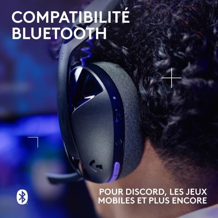 Cuffie da gaming wireless Logitech G-G321 Lightspeed - Nere