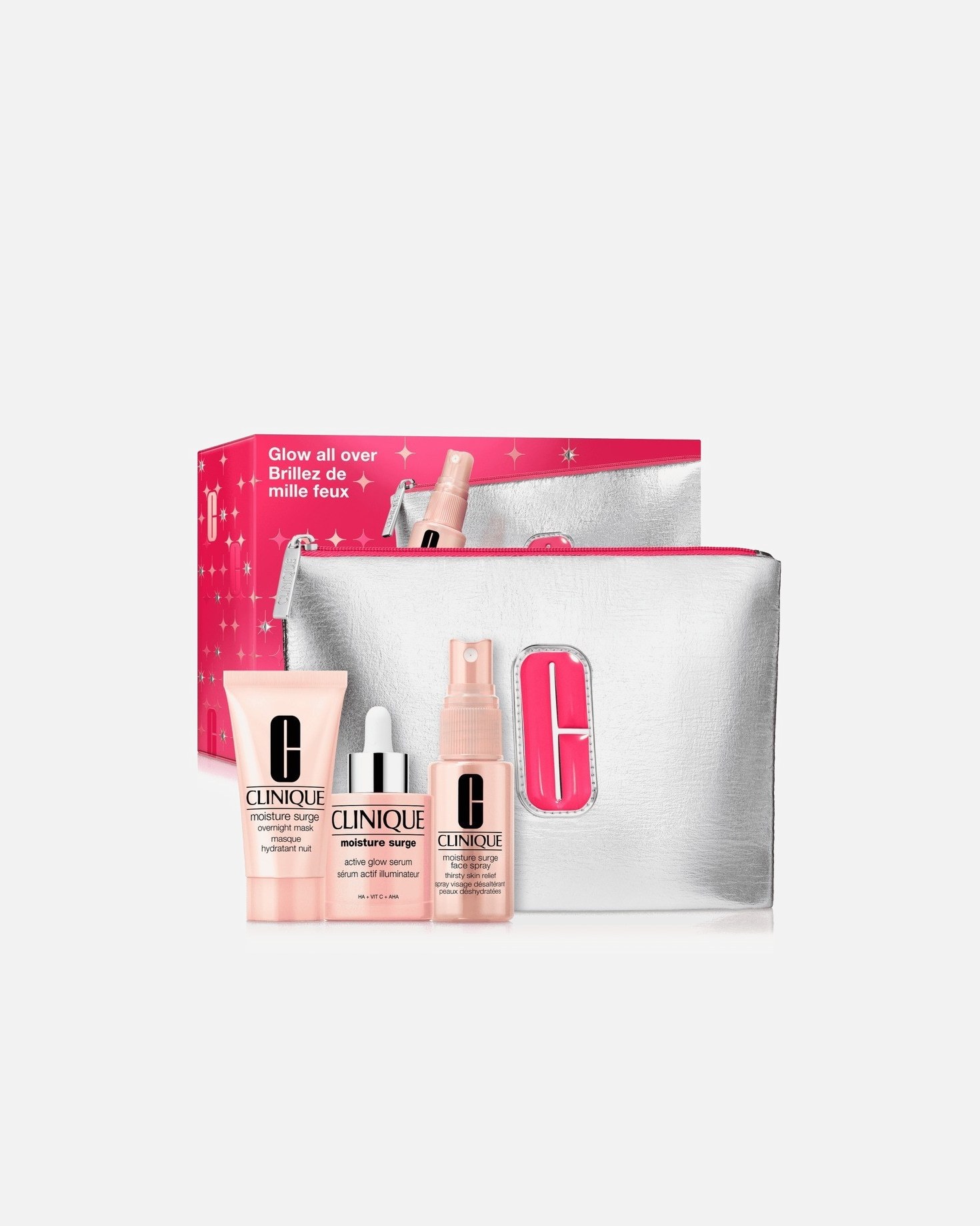 Clinique Moisture Surge™ Glow sejas kopšanas komplekts visai ādai – 1 gab.