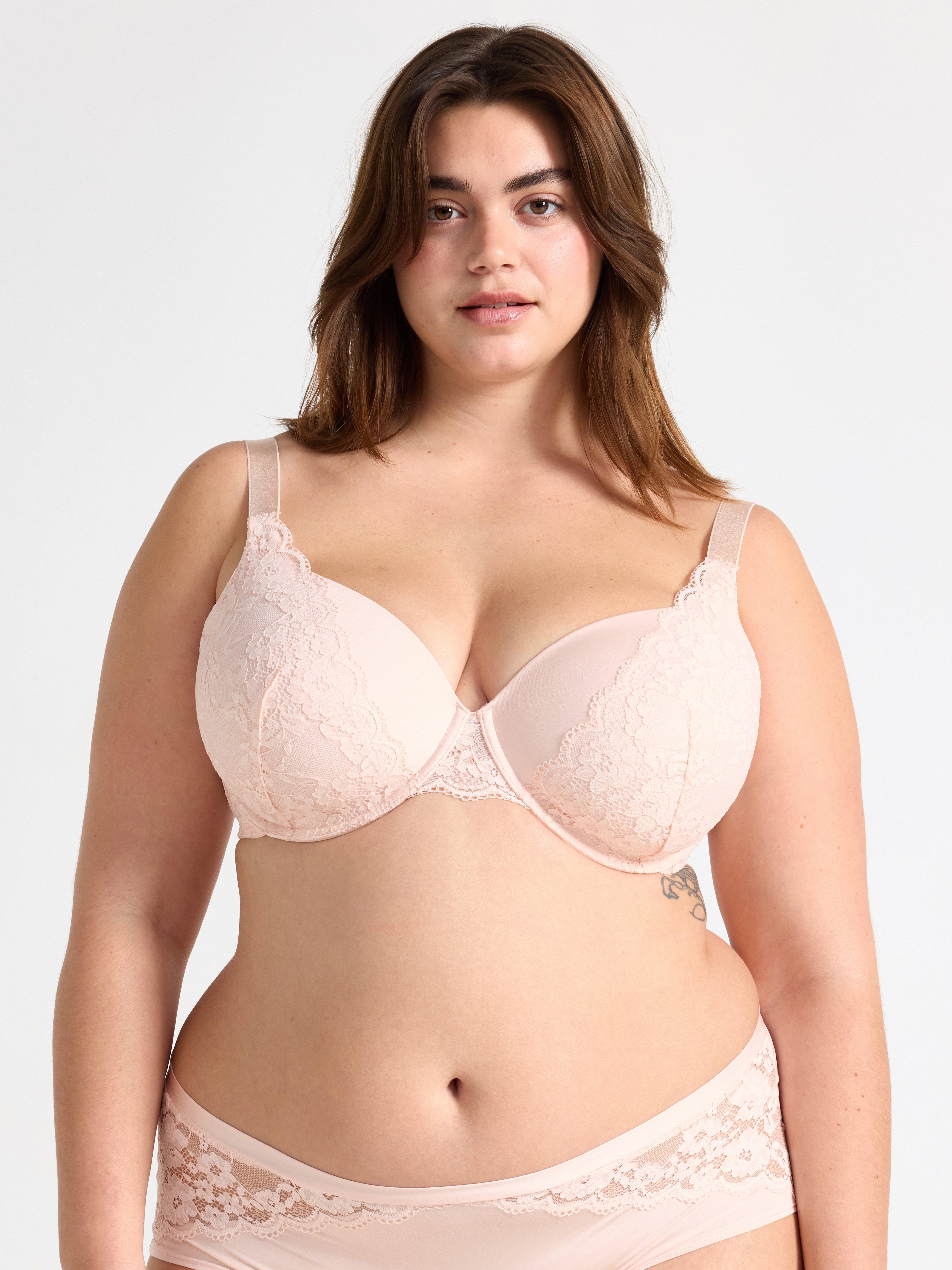 Dahlia t-skjorte bh Lt rosa