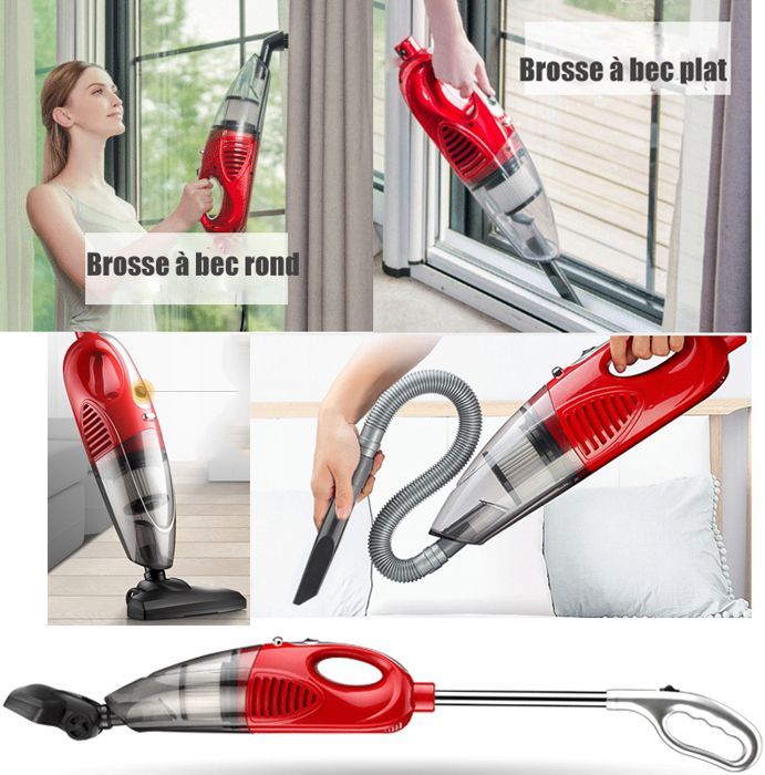 Aspirateur Balai Sans Fil - VINSIC - 18000Pa - Filtre HEPA - Humide et sec - 1.8 litre - 150W - 76 dB