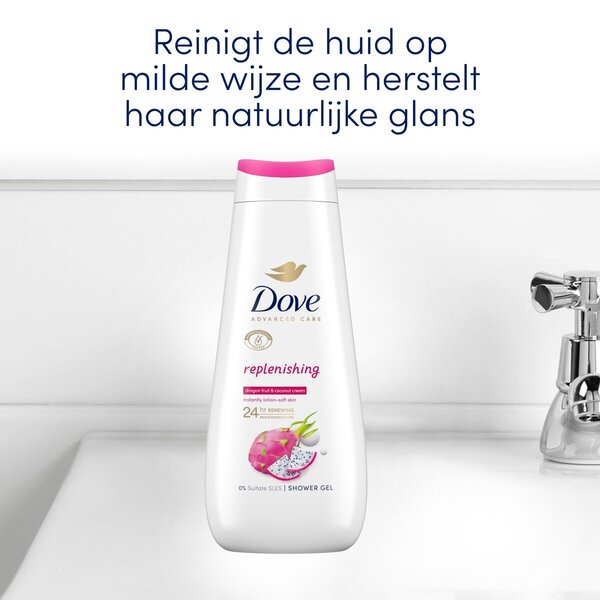 Gel douche Dove Advanced Care Crème de fruit du dragon et de noix de coco<br>225 ml