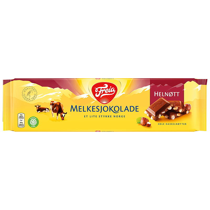 Freia Mjölkchoklad Hela Nötter 200 g Freia