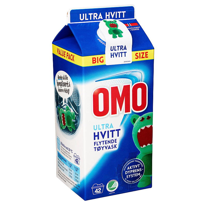 Cartone Omo Omo Ultra White da 1,5 l