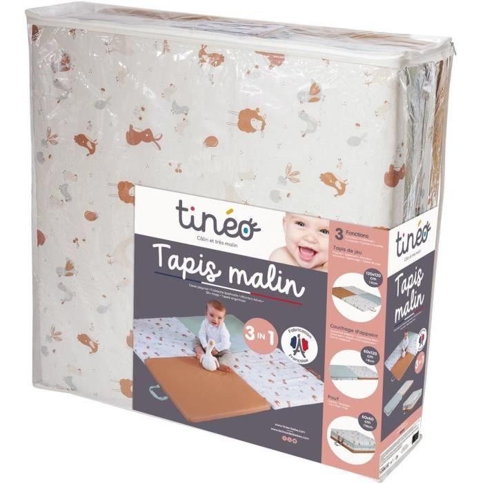 TINEO LITTLE FARMER 3-in-1 Smart Playmat - Multifunctional Developmental Playmat - 120x120 cm