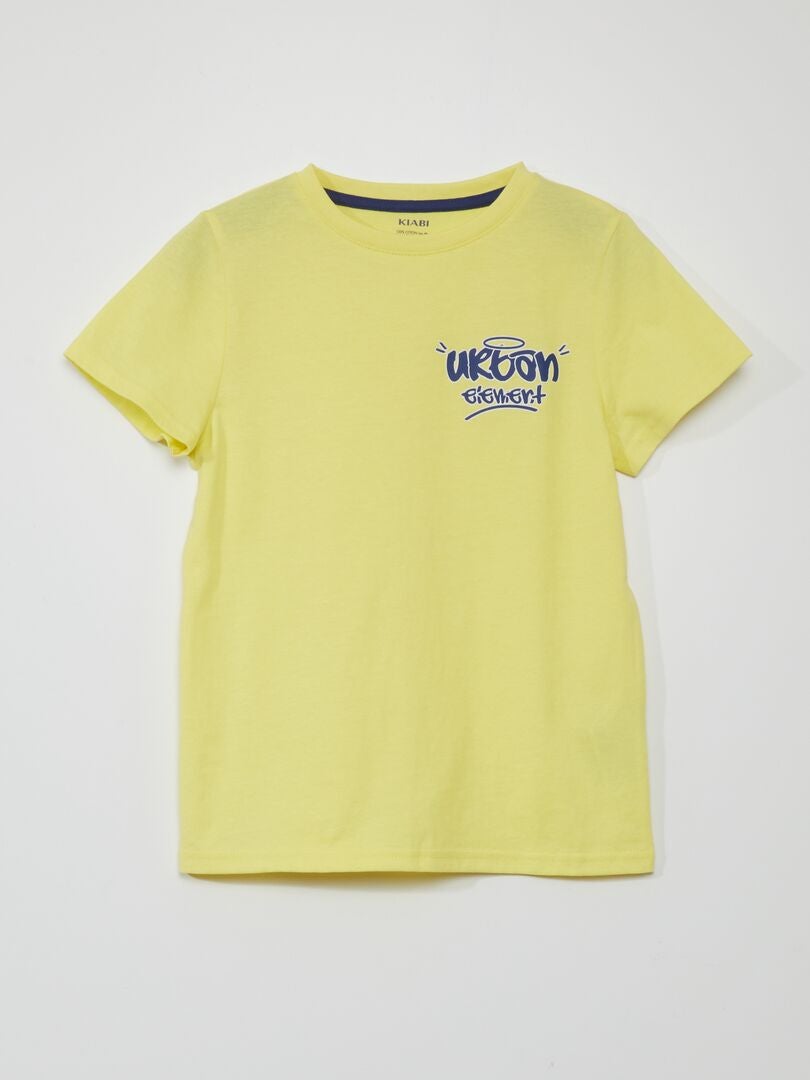 Conjunto de 3 camisetas de malha - AZUL