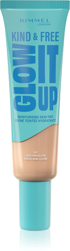 Base hidratante leve Rimmel Kind & Free Glow It Up