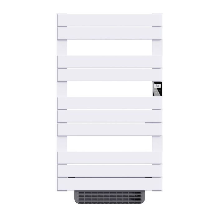 Calentador de toallas eléctrico sin fluido con ventilador - BESTHERM - HANAE 500 + 1000W - blanco - NF