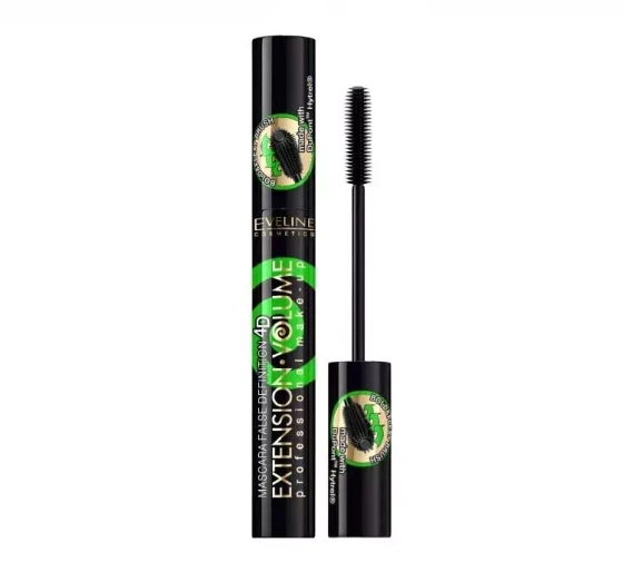 Eveline Cosmetics Extension Volume 4D wydłużający tusz do rzęs Black 10 ml