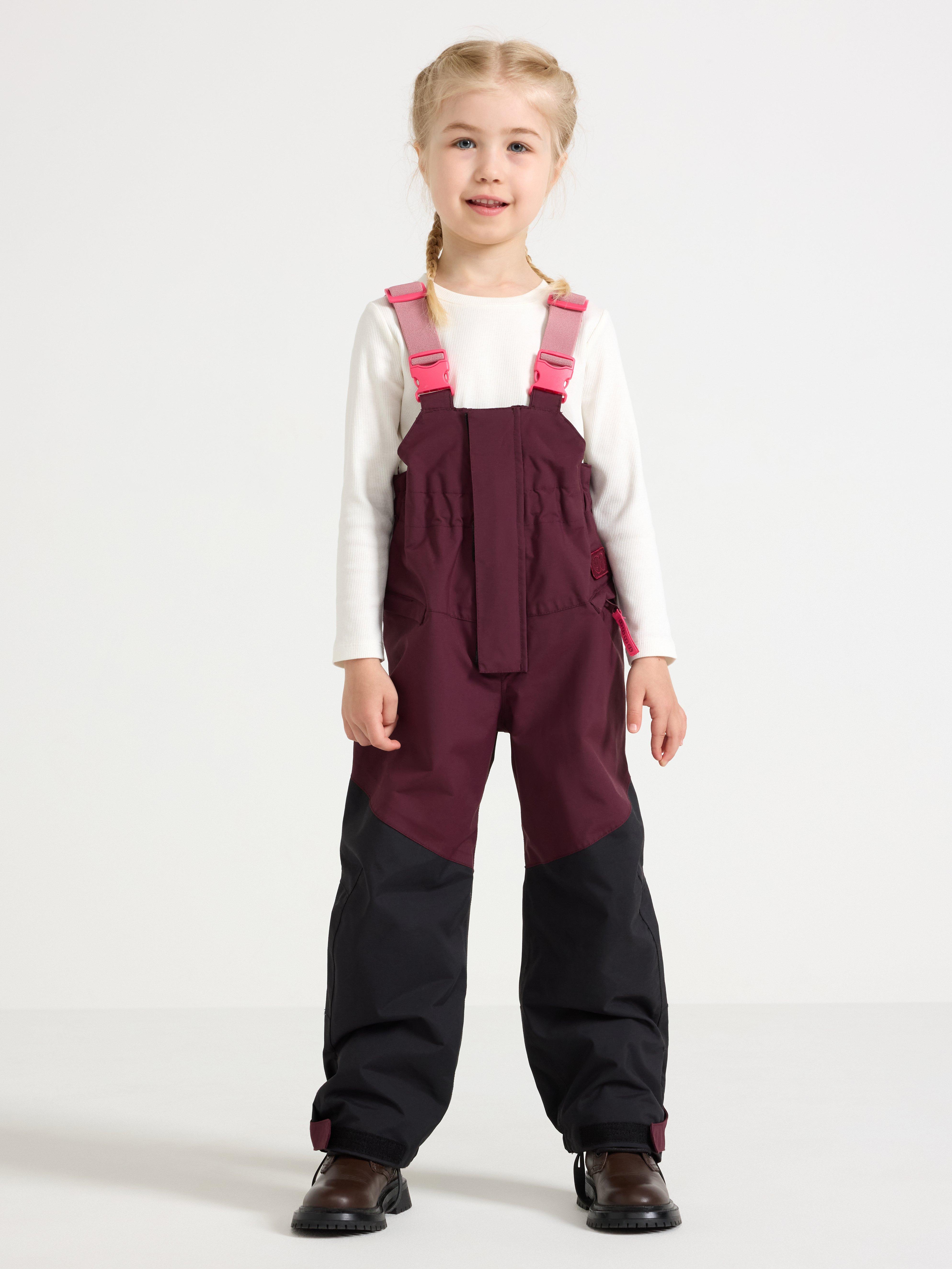 Vattentäta skalbyxor med justerbara ben – Kids Performance Wear Dark Lilac