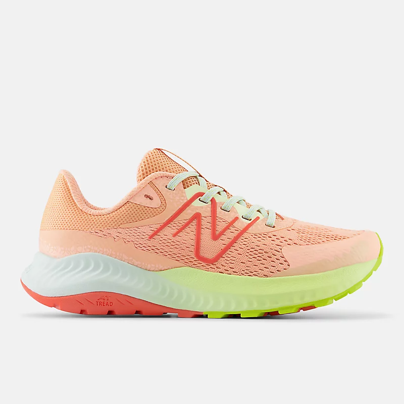 Damskie buty DynaSoft Nitrel V5 – Guava Ice med brzoskwinią i nutą Limelight